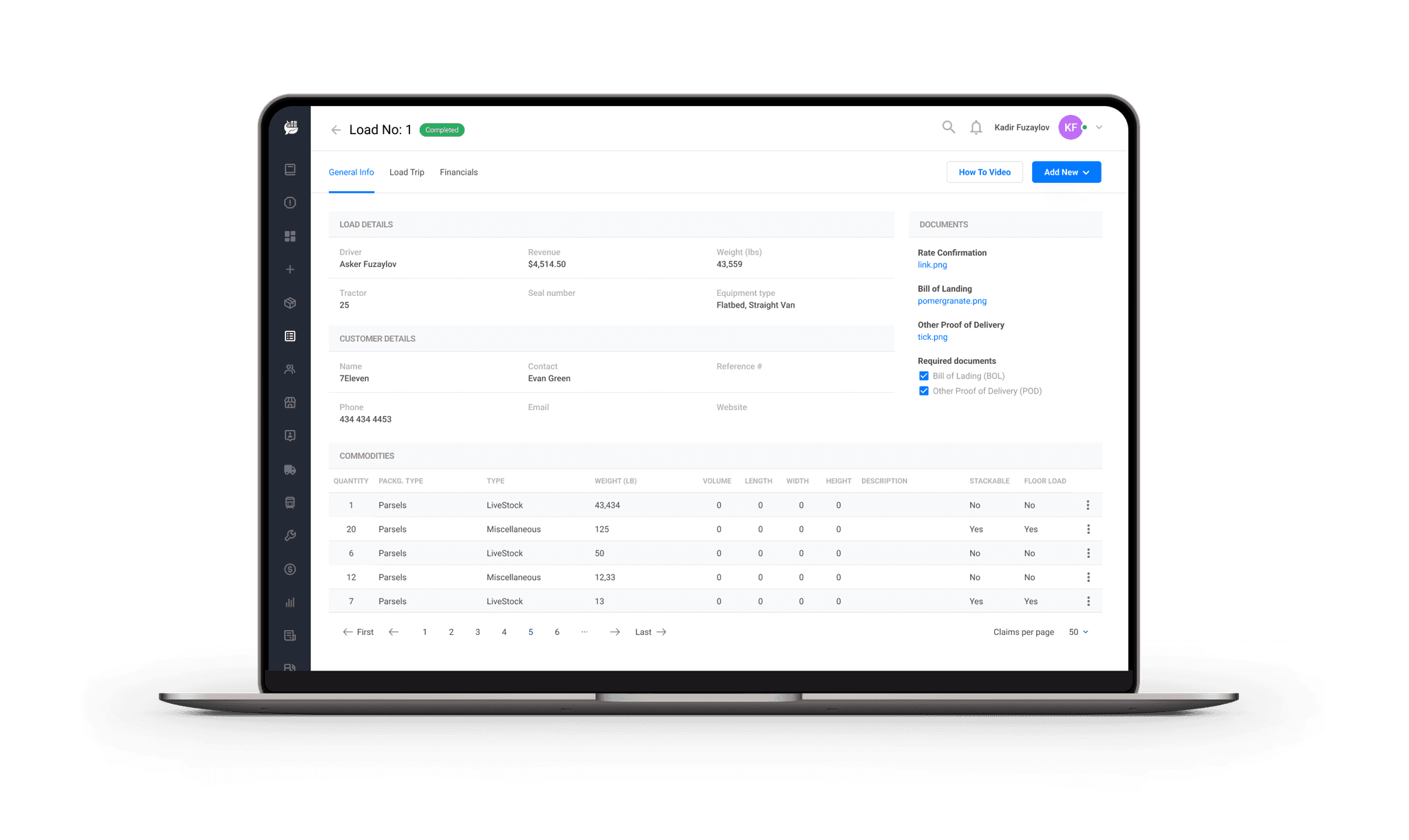 AI runs profit-per-mile against every load the moment it hits dispatch — factoring fuel, deadhead, driver pay, and lane history — so you never roll a load that loses money.