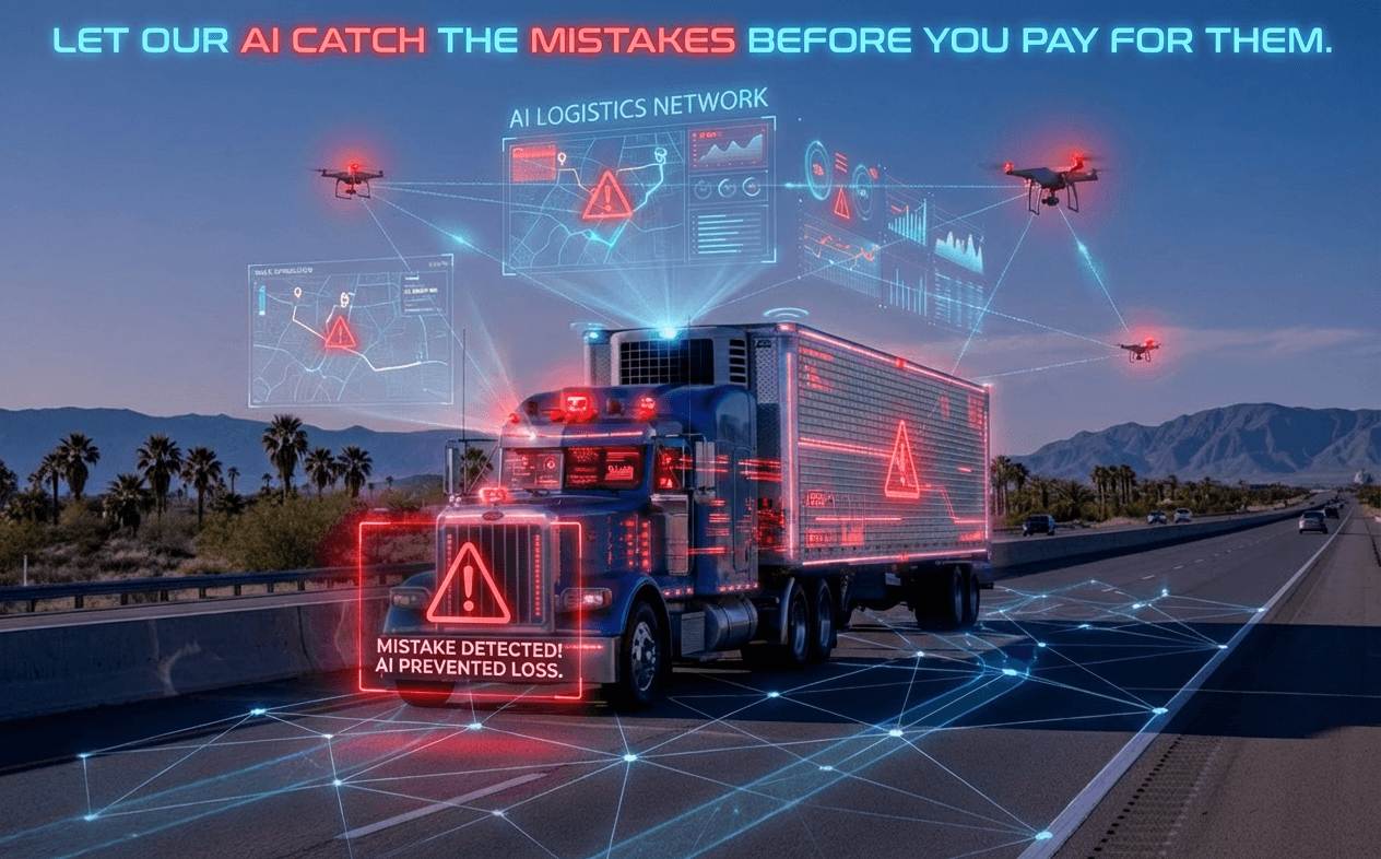 Enterprise fleets that switch to TenTrucks run 30–40% more loads per back-office headcount. Our AI handles the pattern-recognition work — duplicate detection, risk scoring, lane optimization
